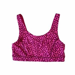 Lululemon Pink Polka Dot Sports Bra